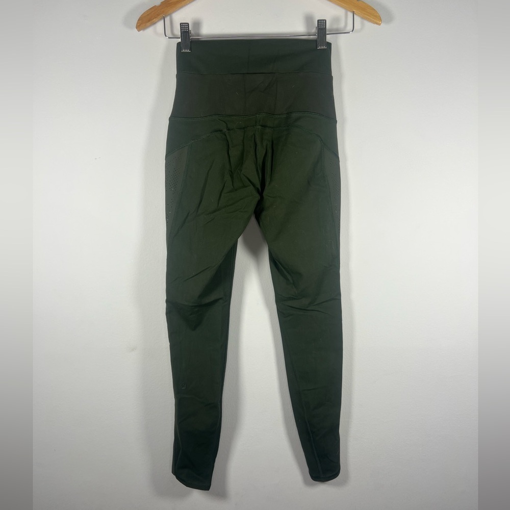 Lululemon Beyond Boundaries lazer-cut sides mesh leggings 4 - Picture 5 of 7